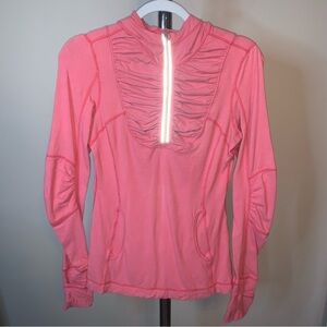 Lululemon Pink 1/2 Zip hooded